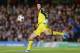 LONDON, ENGLAND - SEPTEMBER 18: Petr Cech of Chelsea kicks the ball during the UEFA Champions League Group E Match between Chelsea and FC Basel at Stamford Bridge on September 18, 2013 in London, England. (Photo by Ian Walton/Getty Images)