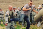 Watch: Liddell Back-Kicks Armored Soldier