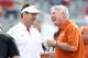 Brown (right) will have to put his faith in Stoops' (left) team the rest of the way.