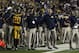 Aug 31, 2013; Berkeley, CA, USA; California Golden Bears head coach Sonny Dykes follows the action from the sideline against the Northwestern Wildcats during the second quarter at Memorial Stadium. Mandatory Credit: Kelley L Cox-USA TODAY Sports