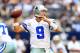 ARLINGTON, TX - NOVEMBER 03: Quarterback Tony Romo #9 of the Dallas Cowboys passes during the game against the Minnesota Vikings at Cowboys Stadium on November 3, 2013 in Arlington, Texas. (Photo by Jamie Squire/Getty Images)