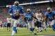 DETROIT, MI - SEPTEMBER 29: Nick Fairley #98 of the Detroit Lions scores a touchdown off a fumble recovery in the third quarter while playing the Chicago Bears at Ford Field on September 29, 2013 in Detroit, Michigan. (Photo by Gregory Shamus/Getty Images)