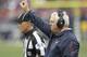 HOUSTON, TX- NOVEMBER 03: Wade Phillips of the Houston Texans coaches against the Indianapolis Colts on November 03, 2013 at Reliant Stadium in Houston, Texas. Colts won 27 to 24. (Photo by Thomas B. Shea/Getty Images)