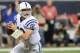 HOUSTON, TX- NOVEMBER 03: Andrew Luck #12 of the Indianapolis Colts scrambles against the Houston Texans on November 3, 2013 at Reliant Stadium in Houston, Texas. (Photo by Thomas B. Shea/Getty Images)