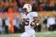 Oct 26, 2013; Corvallis, OR, USA; Stanford Cardinal running back Tyler Gaffney (25) runs the ball in for a touchdown against the Oregon State Beavers during the 2nd half at Reser Stadium. Stanford defeated Oregon State 20-12. Mandatory Credit: Steven Bisig-USA TODAY Sports