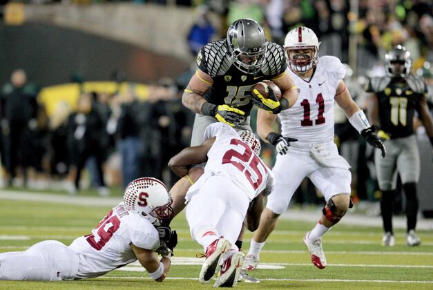 Oregon's Defense Wary of Physical Stanford
