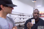 Shaq Does Card Trick for Magician Criss Angel