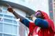 BOSTON, MA - NOVEMBER 02: David Ortiz #34 of the Boston Red Sox celebrates on a float during the World Series victory parade on November 2, 2013 in Boston, Massachusetts. (Photo by Jared Wickerham/Getty Images)