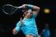LONDON, ENGLAND - NOVEMBER 06: Rafael Nadal of Spain hits a forehand during his men's singles match against Stanislas Wawrinka of Switzerland during day three of the Barclays ATP World Tour Finals at O2 Arena on November 6, 2013 in London, England. (Photo by Clive Brunskill/Getty Images)
