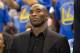 Oct 30, 2013; Oakland, CA, USA; Los Angeles Lakers shooting guard Kobe Bryant (24) behind the bench during the third quarter against the Golden State Warriors at Oracle Arena. The Golden State Warriors defeated the Los Angeles Lakers 125-94. Mandatory Credit: Kelley L Cox-USA TODAY Sports