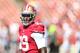 SAN FRANCISCO, CA - SEPTEMBER 22: Aldon Smith #99 of the San Francisco 49ers looks on during warm-ups against the Indianapolis Colts at Candlestick Park on September 22, 2013 in San Francisco, California. (Photo by Jed Jacobsohn/Getty Images)