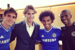 Rafael Nadal Hangs with Chelsea Stars 