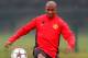 MANCHESTER, ENGLAND - OCTOBER 01: Ashley Young of Manchester United in action during a training session ahead of their Champions League Group A match against Shakhtar Donetsk at their Carrington Training Complex on October 01, 2013 in Manchester, England (Photo by Paul Thomas/Getty Images)