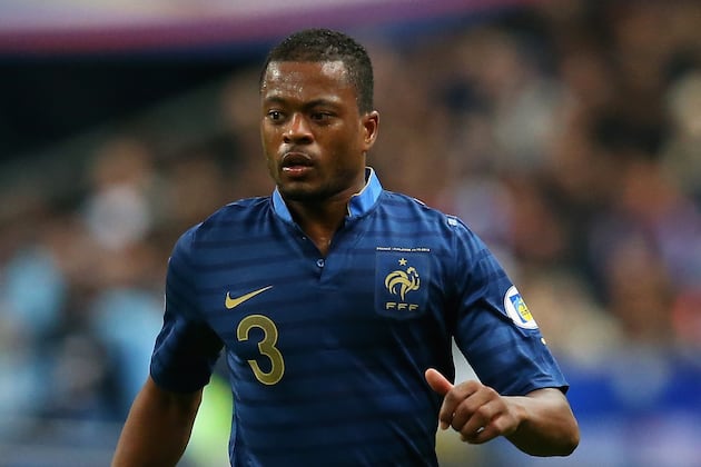 World Cup: France Coach Deschamps Picks Evra for Ukraine Playoff