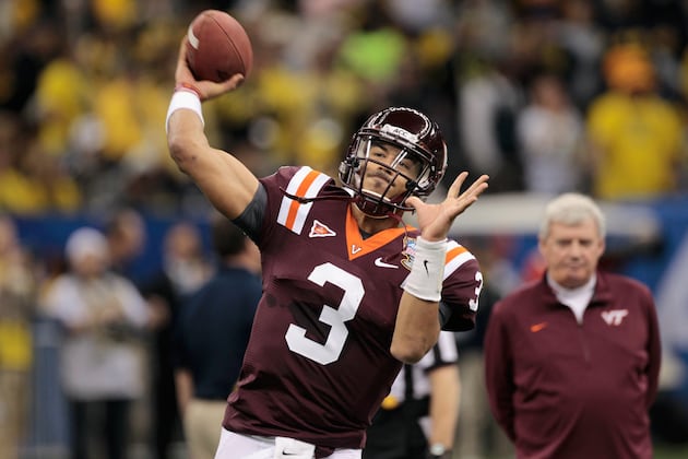 Frank Beamer Sticking with Logan Thomas