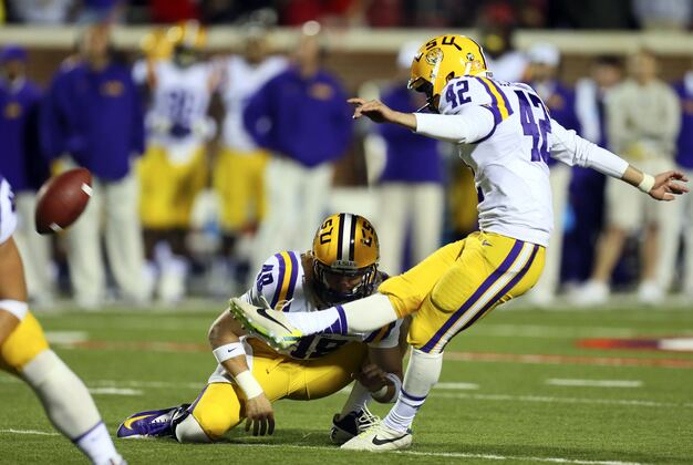 Kicker Colby Delahoussaye Healthy for Alabama