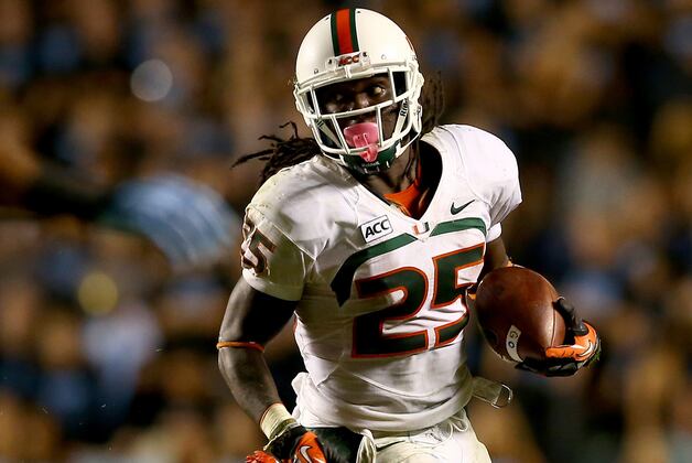 VT Doesn't Expect Much Drop off from Miami RB Johnson to Backup Crawford