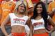 HOUSTON - APRIL 29: On an 'Orange Out' night, fans as well as Hooters Girls showed up as D.C. United played the Houston Dynamo at Robertson Stadium on April 29, 2011 in Houston, Texas. (Photo by Bob Levey/Getty Images)
