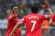 NEWCASTLE UPON TYNE, ENGLAND - OCTOBER 19: Daniel Sturridge of Liverpool high fives Luis Suarez of Liverpool during the Barclays Premier League match between Newcastle United and Liverpool at St James' Park on October 19, 2013 in Newcastle upon Tyne, England. (Photo by Julian Finney/Getty Images)
