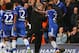 LONDON, ENGLAND - NOVEMBER 06: Samuel Eto'o of Chelsea celebrates with Jose Mourinho the Chelsea manager after scoring the opening goal during the UEFA Champions League Group E match between Chelsea and FC Schalke 04 at Stamford Bridge on November 6, 2013 in London, England. (Photo by Clive Rose/Getty Images)