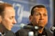 TAMPA - FEBRUARY 17: Infielder Alex Rodriguez (R) of the New York Yankees talks during a press conference as General manager Brian Cashman listens February 17, 2008 at the George M. Steinbrenner Field February 17, 2009 in Tampa, Florida. The Yankees third baseman admitted to taking a substance known as 'boli' acquired with his cousin in the Dominican Republic in 2001. (Photo by Al Messerschmidt/Getty Images)