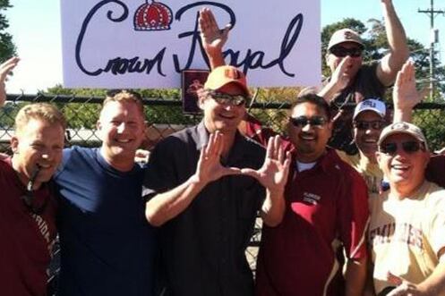 Bernie Kosar Buys Booze for Guy with 'Bernie Stole All My Crown' Sign