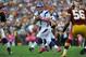 LANDOVER, MD - OCTOBER 14: Christian Ponder #7 of the Minnesota Vikings looks to pass against the Washington Redskins Minnesota Vikings at FedExField on October 14, 2012 in Landover, Maryland. The Redskins defeated the Vikings 38-26. (Photo by Larry French/Getty Images)