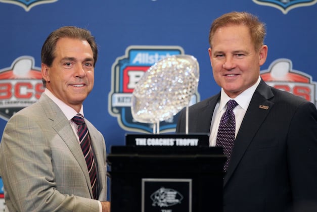 The Process vs. the Mad Hatter: Comparing Nick Saban & Les Miles Coaching Styles
