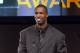 NEW YORK, NY - May 20: Courage Award recipient Jason Collins of the Washington Wizards speaks on stage at the tenth annual 2013 GLSEN Respect Awards which honors extraordinary allies in our safe schools as well as those who serve as strong role models for our nations youth on May 20, 2013 at Gotham Hall in New York City . NOTE TO USER: User expressly acknowledges and agrees that, by downloading and or using this photograph, User is consenting to the terms and conditions of the Getty Images License Agreement. Mandatory Copyright Notice: Copyright 2013 NBAE (Photo by Steven Freeman/NBAE via Getty Images)