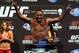 Jun 14, 2013; Winnipeg, Manitoba, Canada; Dan Henderson during the weigh in at UFC 161 at the MTS Center. Mandatory Credit: Bruce Fedyck-USA TODAY Sports