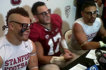 Stanford 'Nerds' at Presser After Win over UO