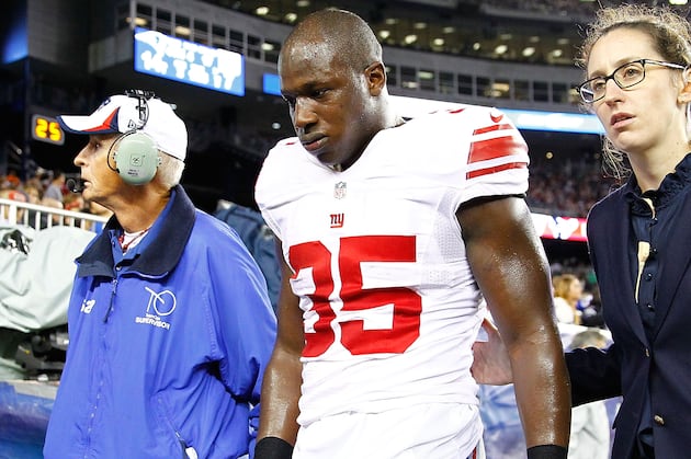 Andre Brown's Fantasy Owners Must Lower Expectations for Week 10 Return
