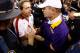 NEW ORLEANS, LA - JANUARY 09: Head coach Nick Saban of the Alabama Crimson Tide shakes hands with head coach Les Miles of the Louisiana State University Tigers afterthe 2012 Allstate BCS National Championship Game at Mercedes-Benz Superdome on January 9, 2012 in New Orleans, Louisiana. Alabama won the game by a score of 21-0. (Photo by Chris Graythen/Getty Images)