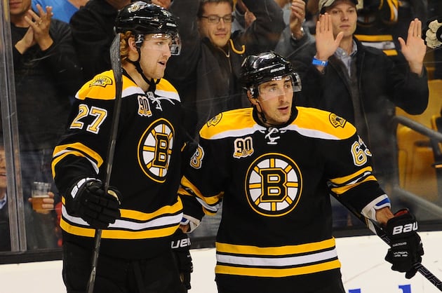 Marchand Scores, Gets Monkey off His Back