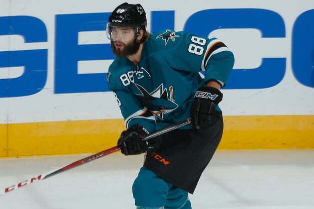 Sharks' Brent Burns Makes Progress