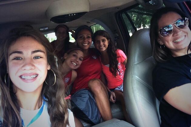 Morgan and Leroux Hitchhiked with Fans Because They Are Awesome