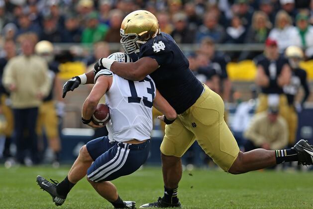 Tuitt Tossed for Targeting vs. Pitt