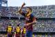 BARCELONA, SPAIN - OCTOBER 26: Neymar of FC Barcelona celebrates after scoring the opening goal during the La Liga match between FC Barcelona and Real Madrid CF at Camp Nou on October 26, 2013 in Barcelona, Spain. (Photo by David Ramos/Getty Images)