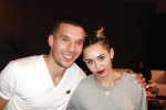 Podolski Chuffed to Meet Miley