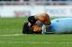 SUNDERLAND, ENGLAND - NOVEMBER 10: Sergio Aguero of Manchester City reacts during the Barclays Premier League match between Sunderland and Manchester City at Stadium of Light on November 10, 2013 in Sunderland, England. (Photo by Chris Brunskill/Getty Images)