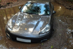 Liverpool's Wisdom Abandons Porsche in Mud