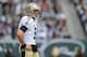 EAST RUTHERFORD, NJ - NOVEMBER 3: Quarterback Drew Brees #9 of the New Orleans Saints in the 1st quarter against the New York Jets at MetLife Stadium on November 3, 2013 in East Rutherford, New Jersey. (Photo by Ron Antonelli/Getty Images)