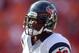 Oct 20, 2013; Kansas City, MO, USA; Houston Texans receiver Andre Johnson (80) before the game against the Kansas City Chiefs at Arrowhead Stadium. Mandatory Credit: Kirby Lee-USA TODAY Sports