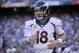 SAN DIEGO, CA - NOVEMBER 10: Peyton Manning #18 of the Denver Broncos runs to the sideline during the game against the San Diego Chargers on November 10, 2013 at Qualcomm Stadium in San Diego, California. (Photo by Donald Miralle/Getty Images)