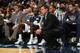 MEMPHIS, TN - NOVEMBER 1: Dave Joerger, head coach of the Memphis Grizzlies looks on during the game against of the Detroit Pistons on November 1, 2013 at FedExForum in Memphis, Tennessee. NOTE TO USER: User expressly acknowledges and agrees that, by downloading and or using this photograph, User is consenting to the terms and conditions of the Getty Images License Agreement. Mandatory Copyright Notice: Copyright 2013 NBAE (Photo by Joe Murphy/NBAE via Getty Images)