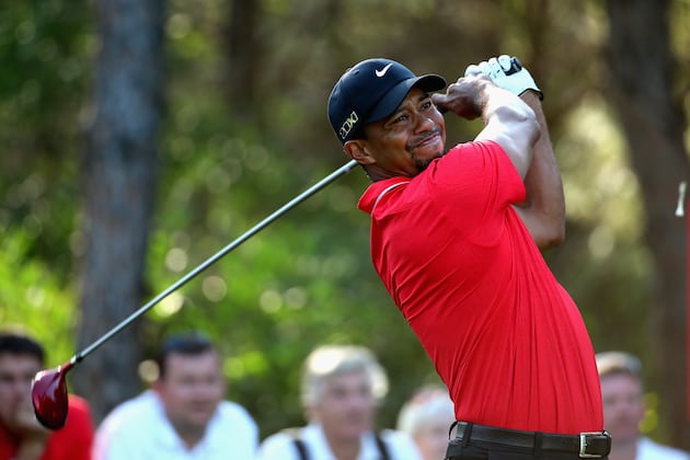 Video: Tiger Woods Hits Tree with Follow Through in Turkey