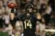 Nov 7, 2013; Waco, TX, USA; Baylor Bears quarterback Bryce Petty (14) throws a pass in the second quarter against the Oklahoma Sooners at Floyd Casey Stadium. Mandatory Credit: Tim Heitman-USA TODAY Sports