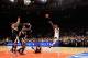 NEW YORK, NY - FEBRUARY 15: Iman Shumpert #21 of the New York Knicks shoots over Jimmer Fredette #7 of the Sacramento Kings at Madison Square Garden on February 15, 2012 in New York City. NOTE TO USER: User expressly acknowledges and agrees that, by downloading and/or using this Photograph, user is consenting to the terms and conditions of the Getty Images License Agreement. (Photo by Chris Trotman/Getty Images)