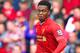 LIVERPOOL, ENGLAND - NOVEMBER 09: Daniel Sturridge of Liverpool in action during the Barclays Premier League match between Liverpool and Fulham at Anfield on November 9, 2013 in Liverpool, England. (Photo by Alex Livesey/Getty Images)