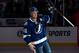 TAMPA, FL - NOVEMBER 7: Steven Stamkos #91Tampa Bay Lightning thanks fans for their support after being named the second star of the game against the Edmonton Oilers the Tampa Bay Times Forum on November 7, 2013 in Tampa, Florida. (Photo by Scott Audette/NHLI via Getty Images)